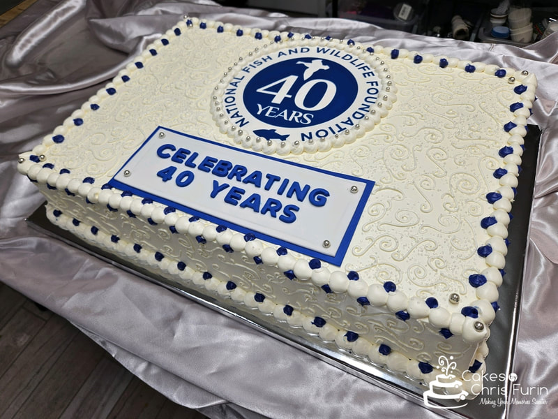 Corporate Anniversary Cake