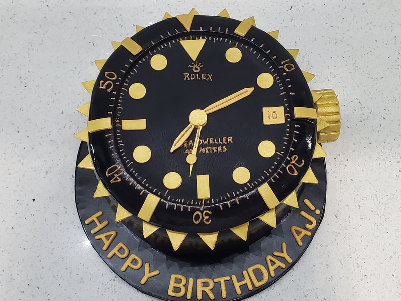 Rolex Birthday Cake