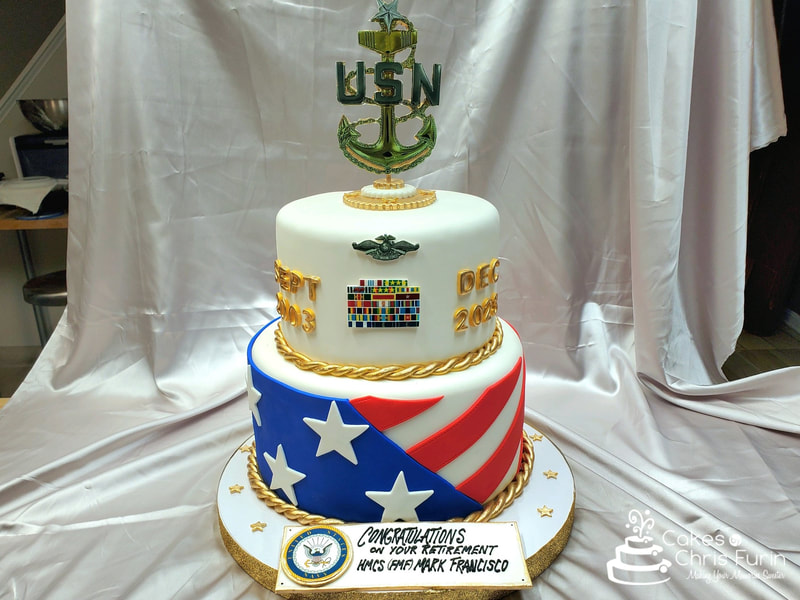 U.S. Navy Retirement Cake