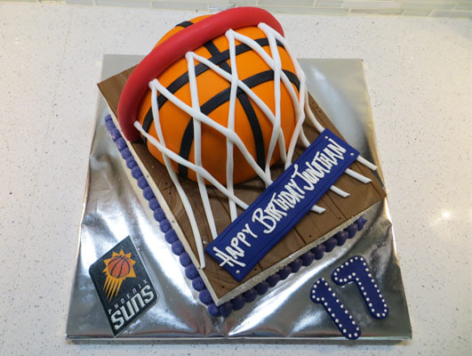 Basketball Hoop Bithday Cake
